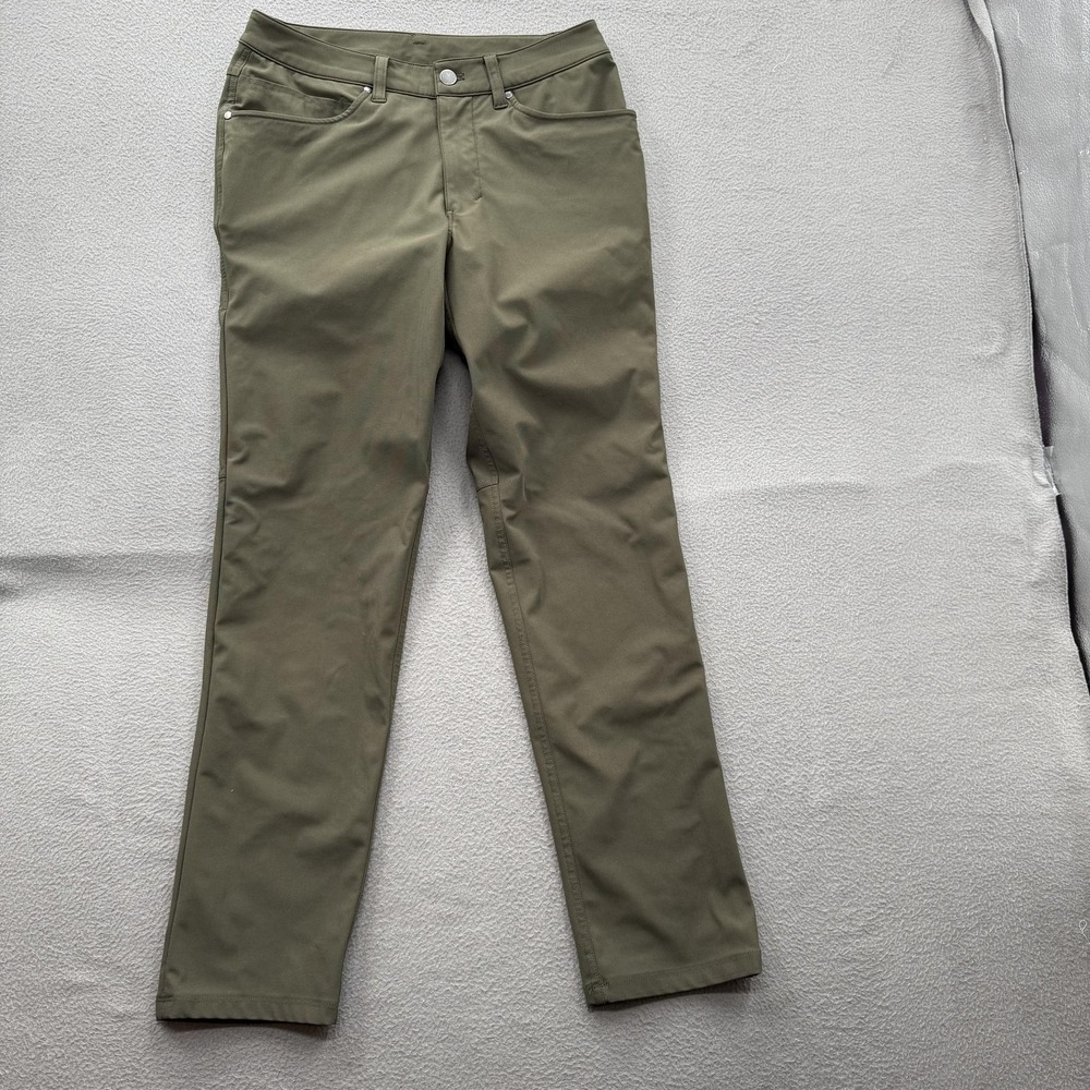 Lululemon Pants Mens 28x29 (Fits‎ 28/29) Green Slim Fit Stretch Chino Casual